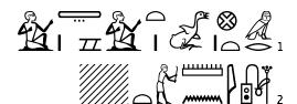 Graf. 0545 (=2015): Hierog. Trans. Graf. 0545 (=2015): Hierog. Trans.