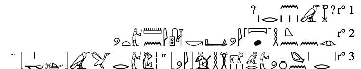 O. Ashmolean Museum 0283: Hierog. Trans. O. Ashmolean Museum 0283: Hierog. Trans.